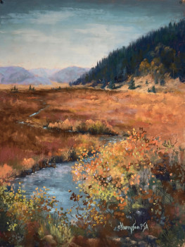 Down Into Fall by painter Jan Thompson